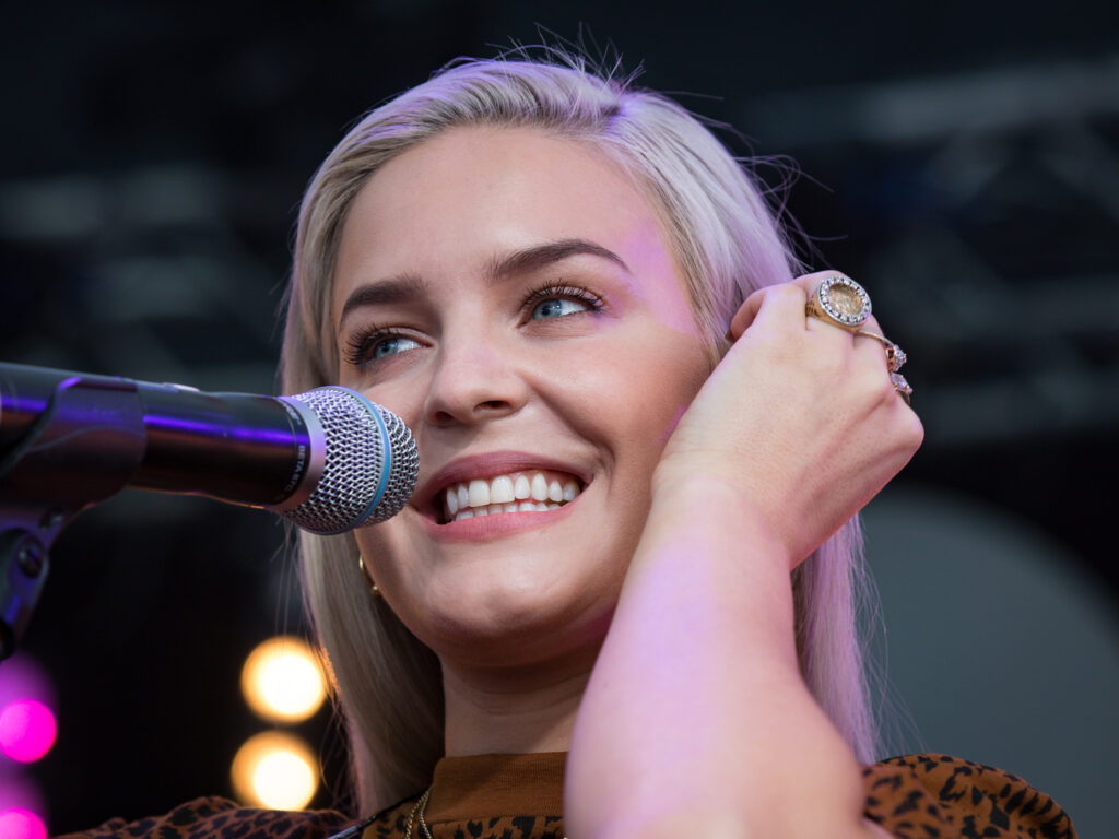 anne marie smile