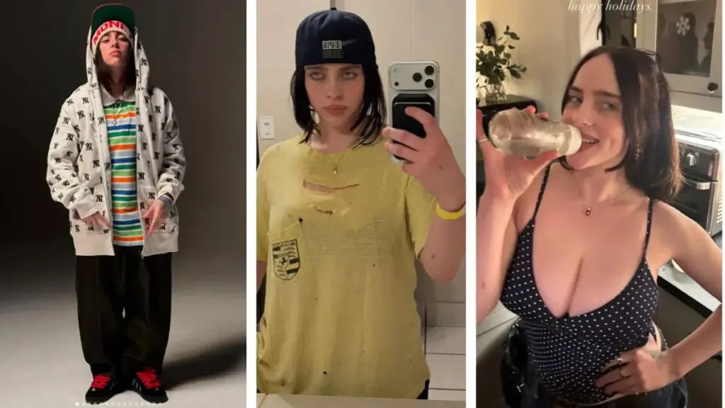 billie eilish weight loss before after