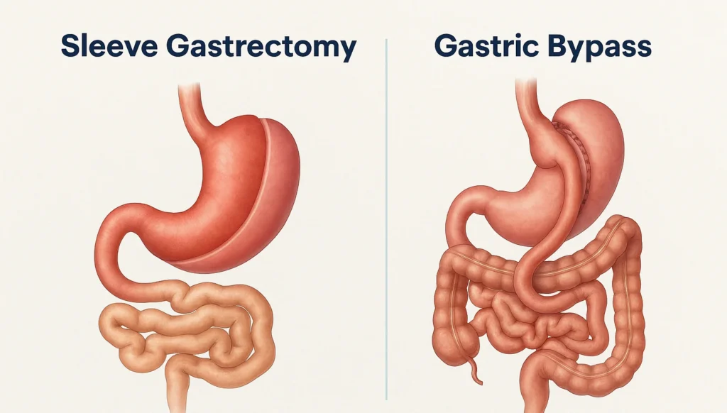 gastric sleeve vs gastric bypass transformation