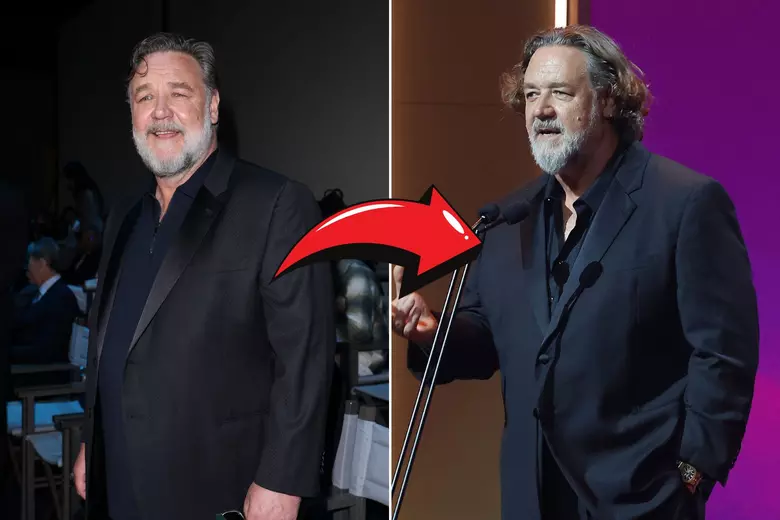 russell crowe weight loss journey
