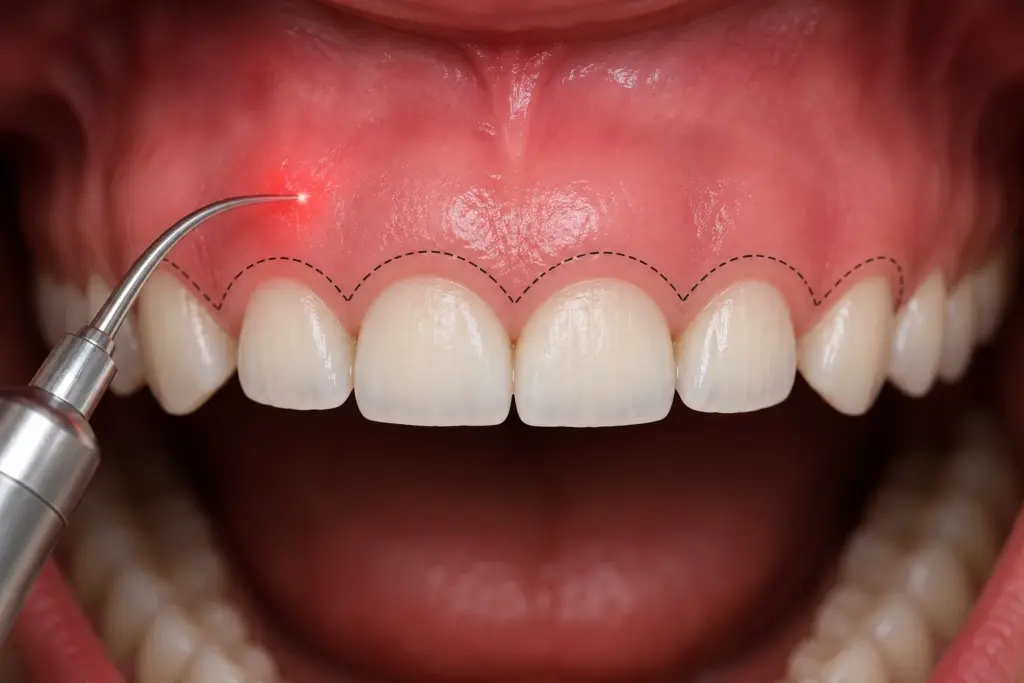 Gingivectomy: Laser Gum Contouring, Procedure, Recovery & Cost 2 what is gingivectomy