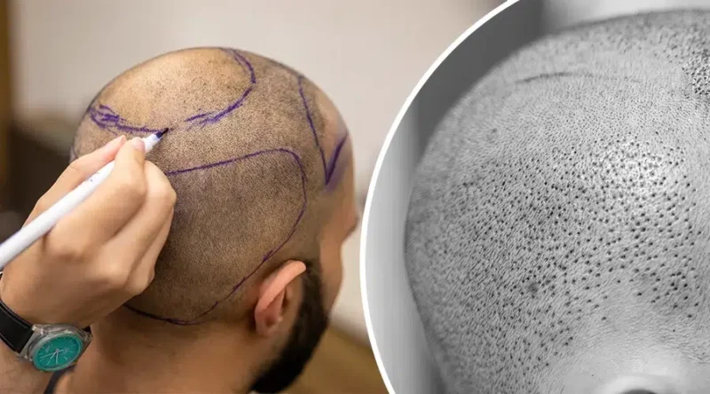 what is hair transplant over harvesting